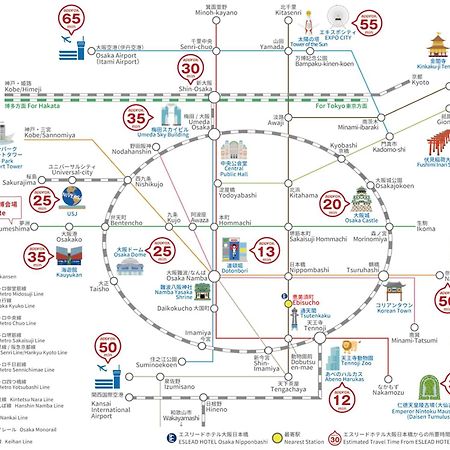 Eslead Hotel Osaka Nipponbashi Zewnętrze zdjęcie